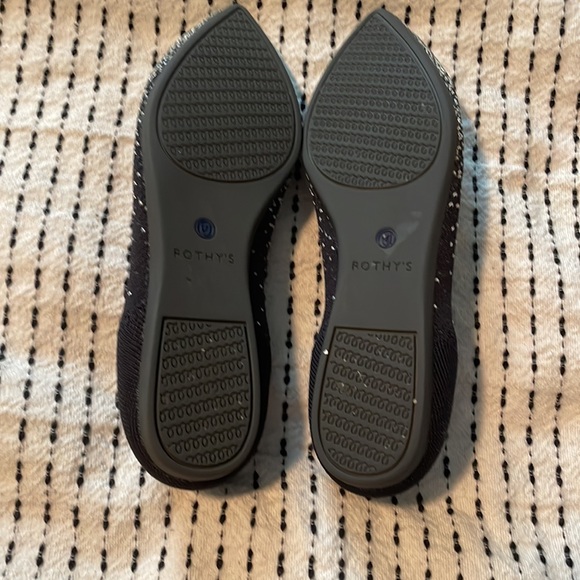 Rothy’s Retired Slate Metallic Point-Size 7 - Picture 5 of 6